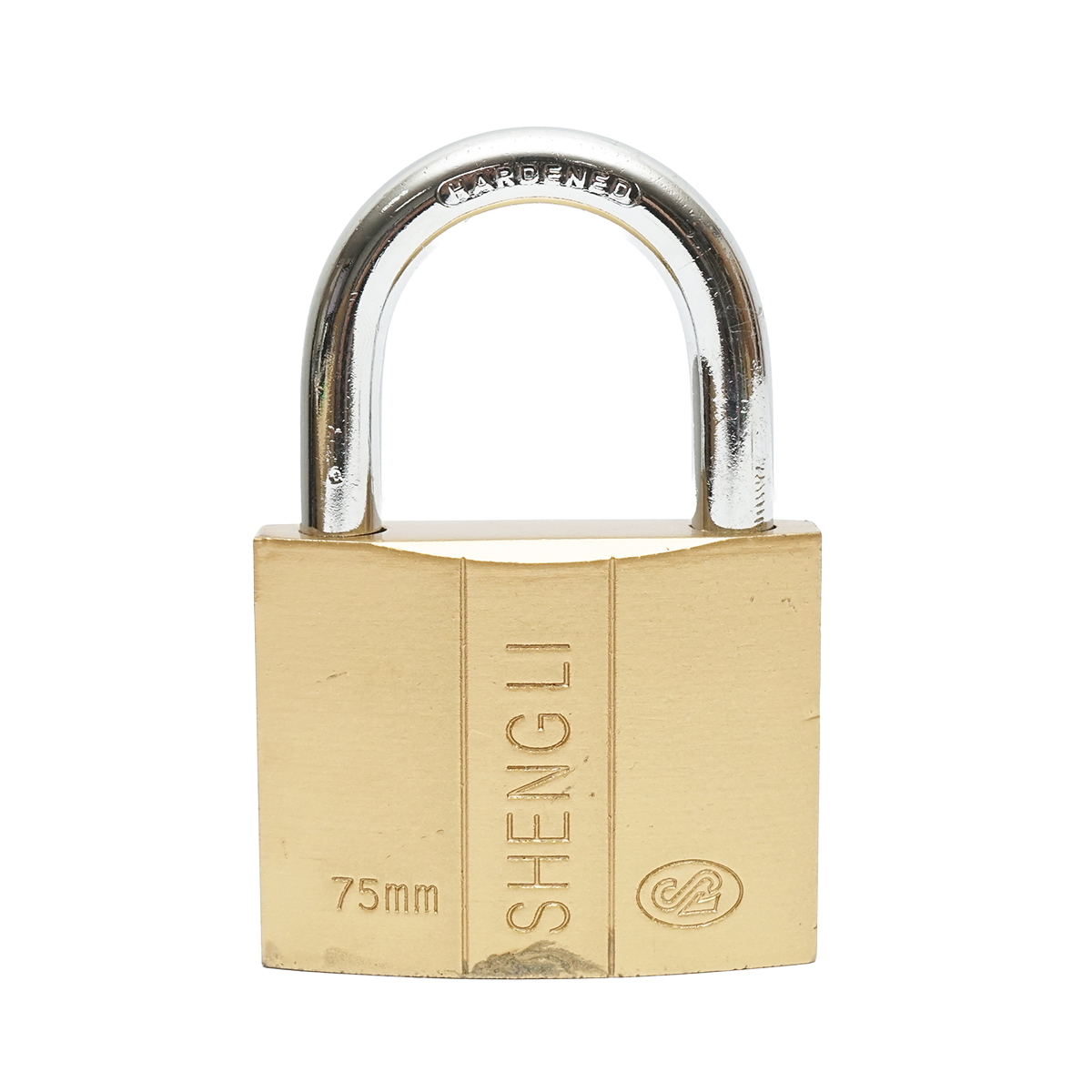 Lacat auriu 75 mm cu 3 chei