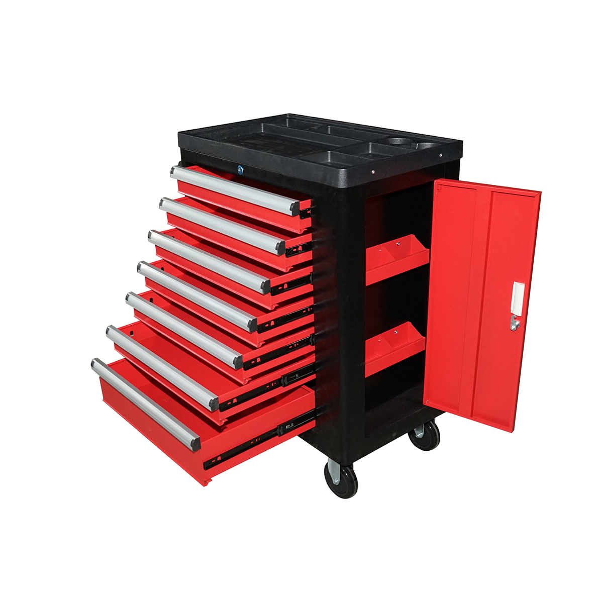 Dulap carucior pentru scule metalic, 7 sertare, 765x460x850