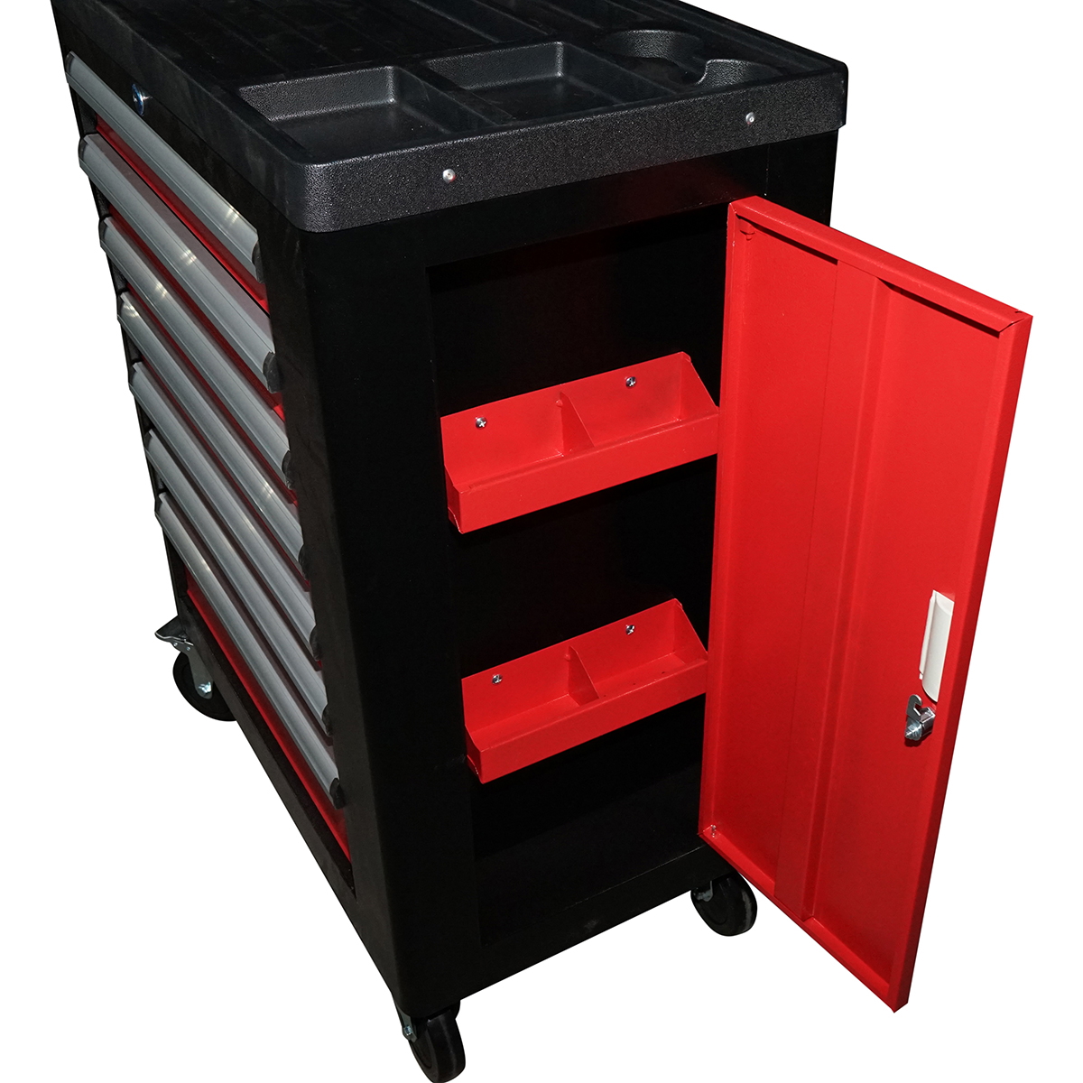 Dulap carucior pentru scule metalic, 7 sertare, 765x460x850