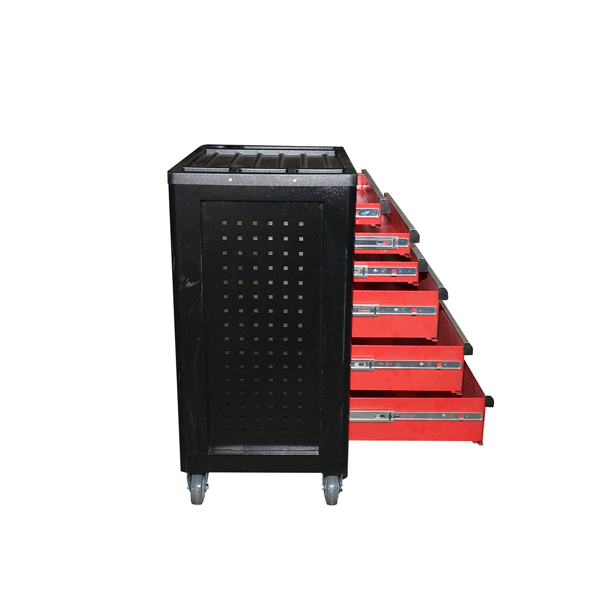 Dulap carucior pentru scule metalic cu 6 sertare, 930x684x462