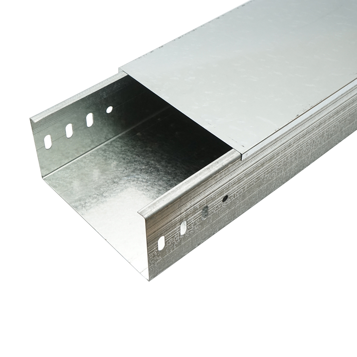 Jgheab metalic neperforat, galvanizat 100x200x2000mm