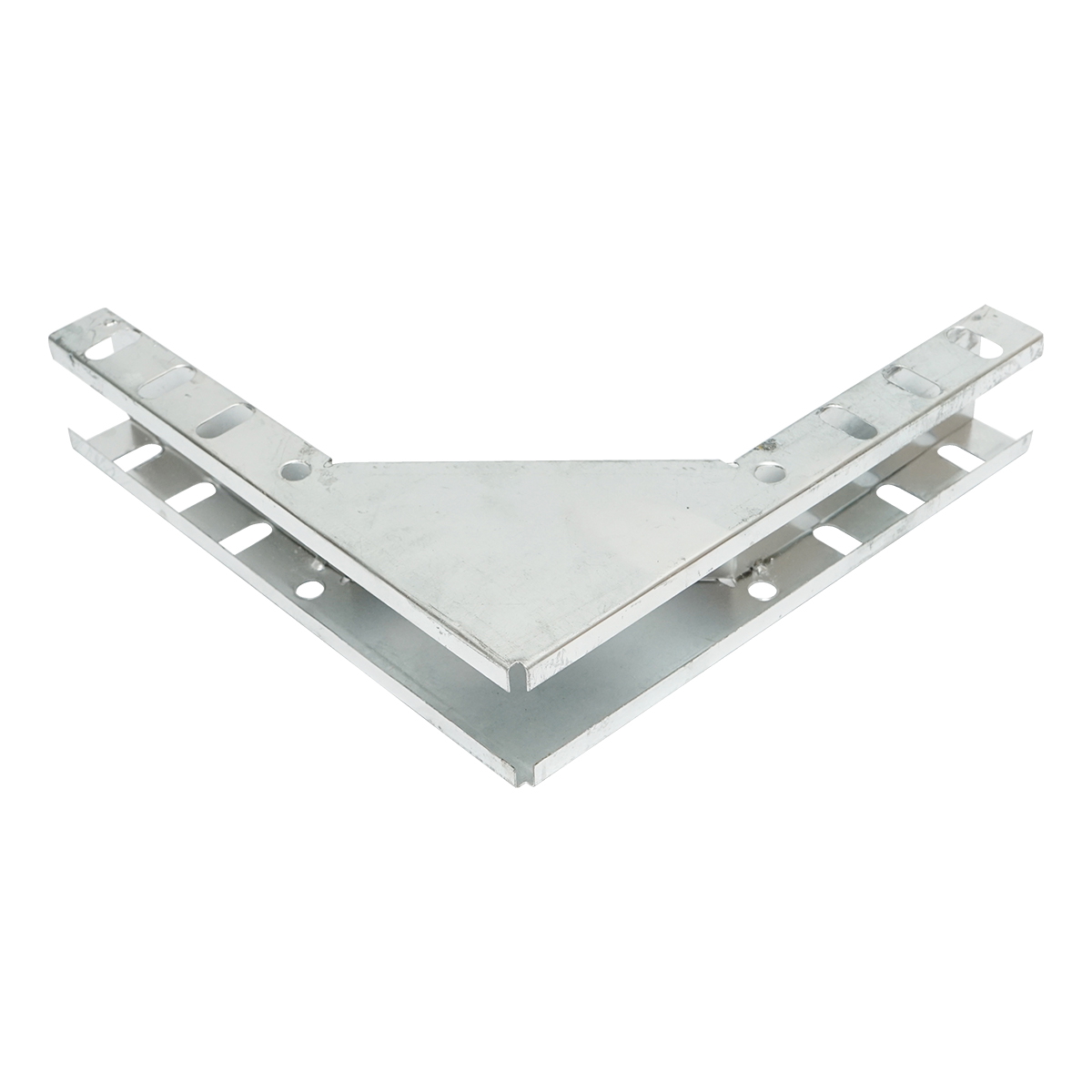 Cot vertical 90 grade de urcare din otel galvanizat pentru jgheab 25x50mm