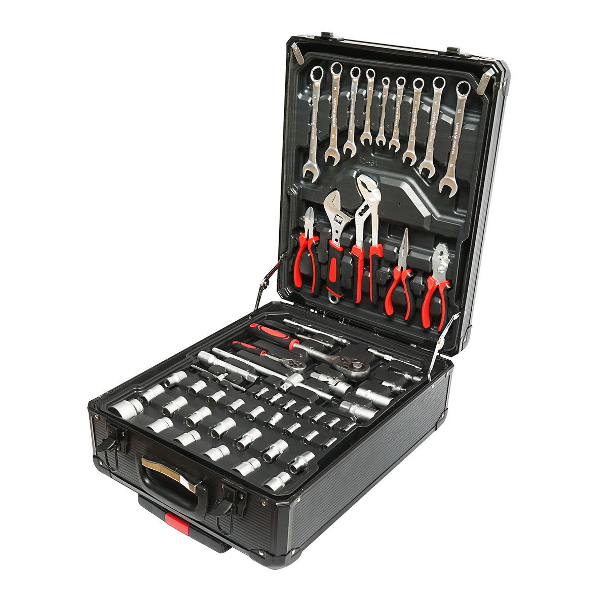 Trusa scule si unelte combinate tip troler, 187 piese, Breckner Germany