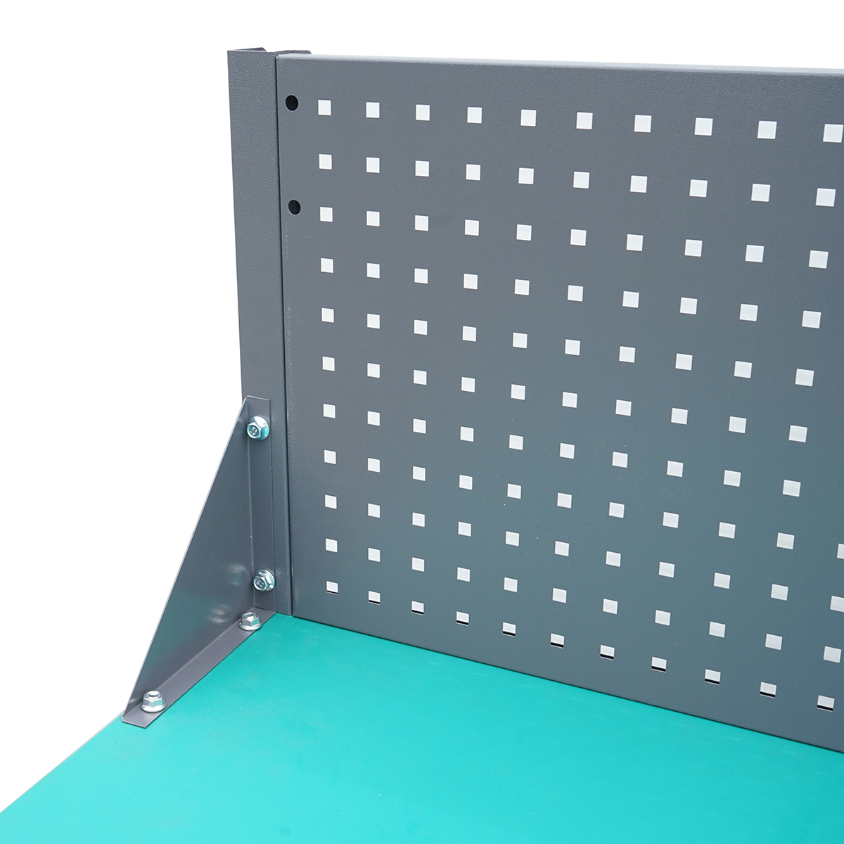 Masa/banc de lucru atelier cu panou perforat, 1800x750 mm, inaltime 800+450 mm