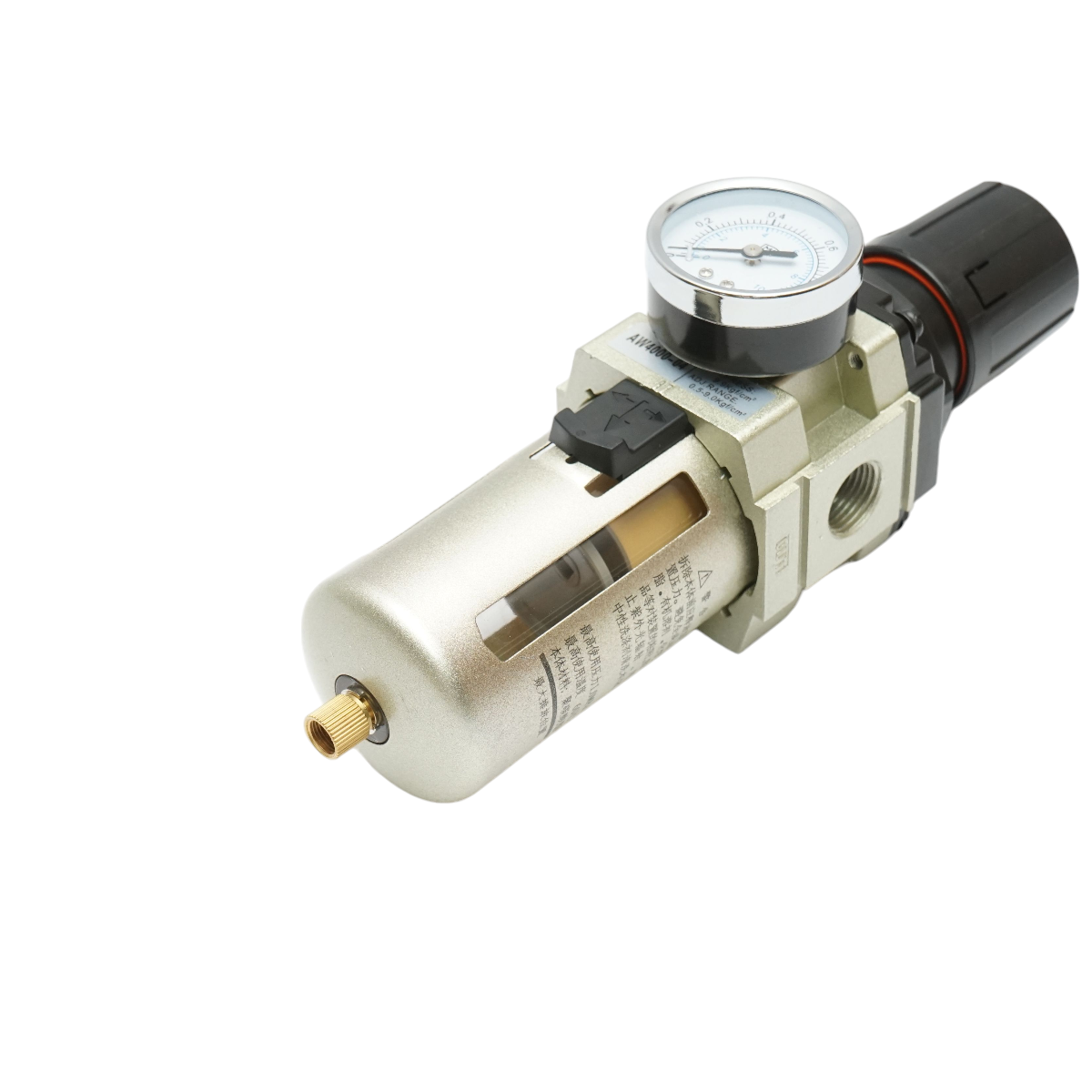 Filtru aer cu regulator presiune, presiune maxima 1 MPa (10 bar), temperatura 5-60 C, racord 1/2
