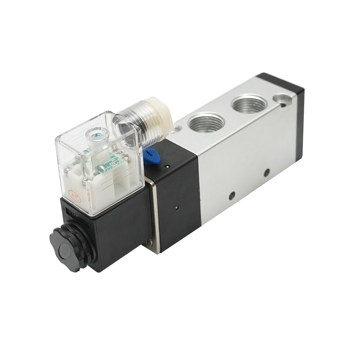 Electrovalva pneumatica 5 cai, 2 pozitii G 3/8, AC 220V IP65 Tractor Forestier