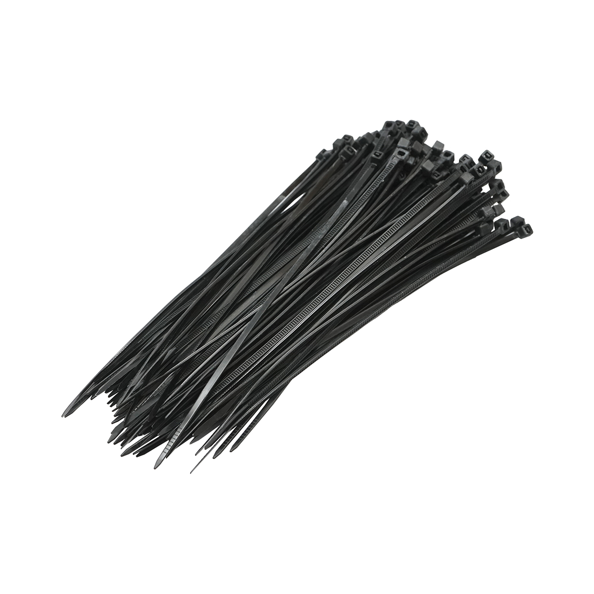 Faseta colier plastic negru 2.5x160 mm, set 100 buc - Breckner Germany