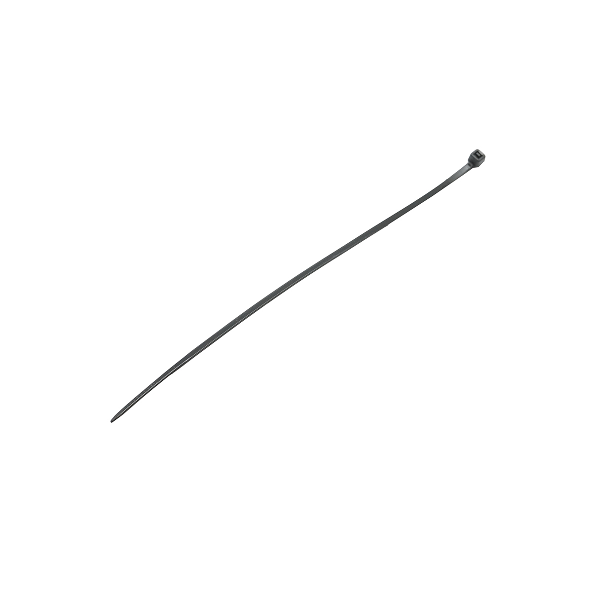 Faseta colier plastic negru 2.5x160 mm, set 100 buc - Breckner Germany