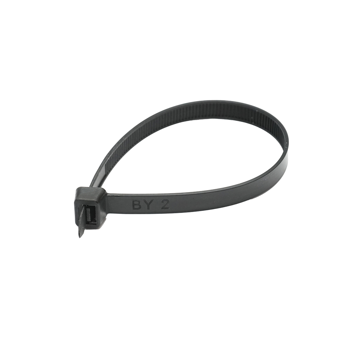 Faseta colier plastic negru 7.6x200 mm, 100 buc/set, Breckner Germany