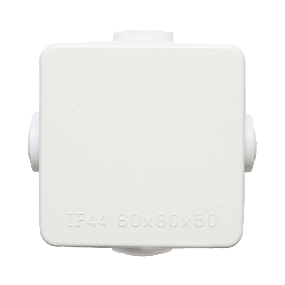 Doza derivatie patrata aparenta 4 intrari 80x80x50mm IP44