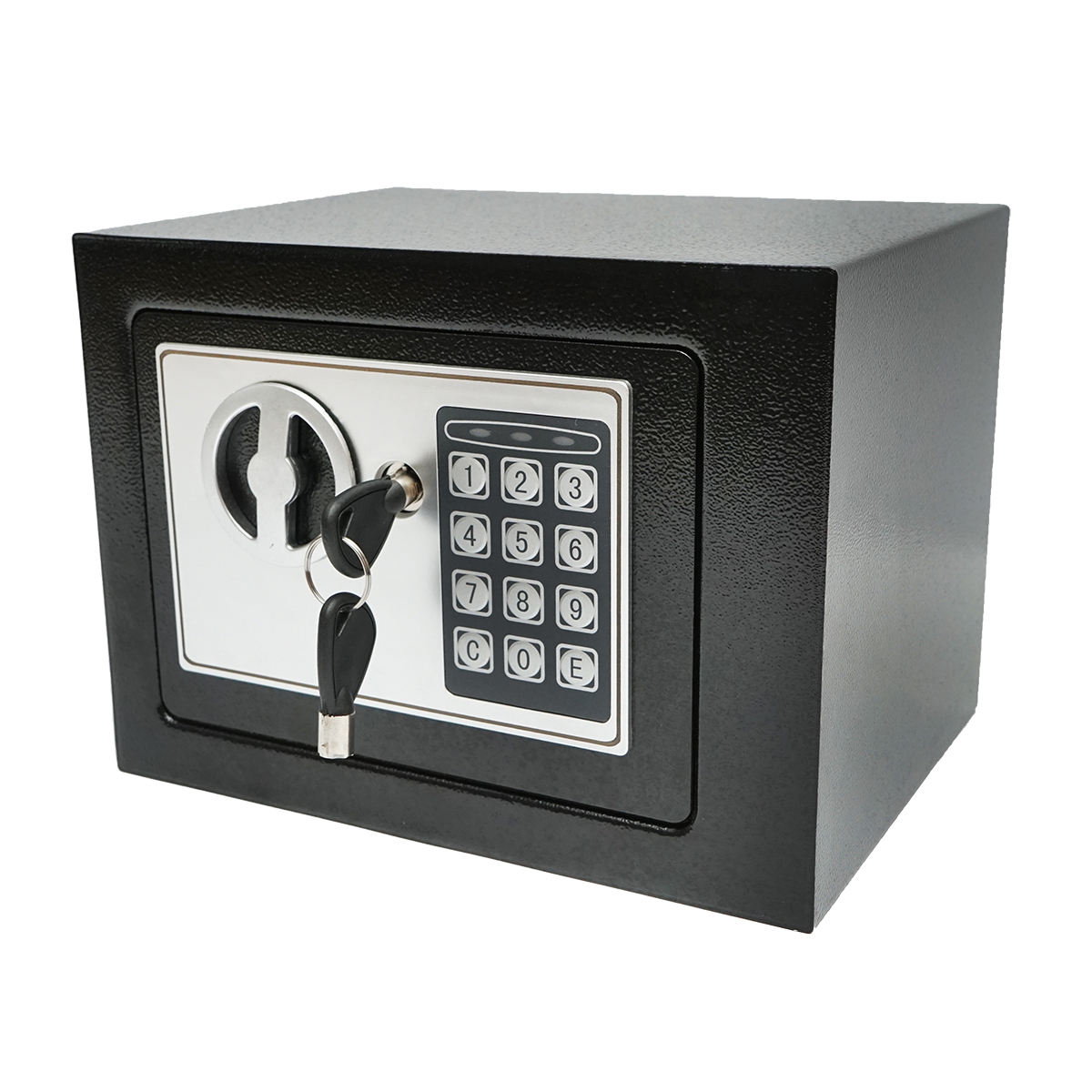 Seif mobila cu inchidere electronica, 2 chei, 230x170x165 mm, baterie 4 x AA, accesorii fixare 2 buc