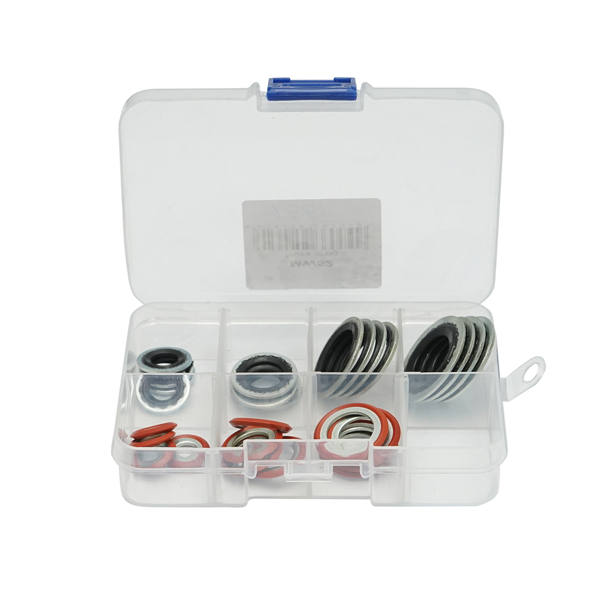 Trusa garnituri din metal cu cauciuc (saibe combi) 24 piese