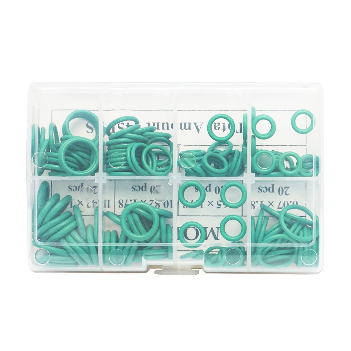 Trusa O-ring verde pentru sistem de aer conditionat, 145 piese