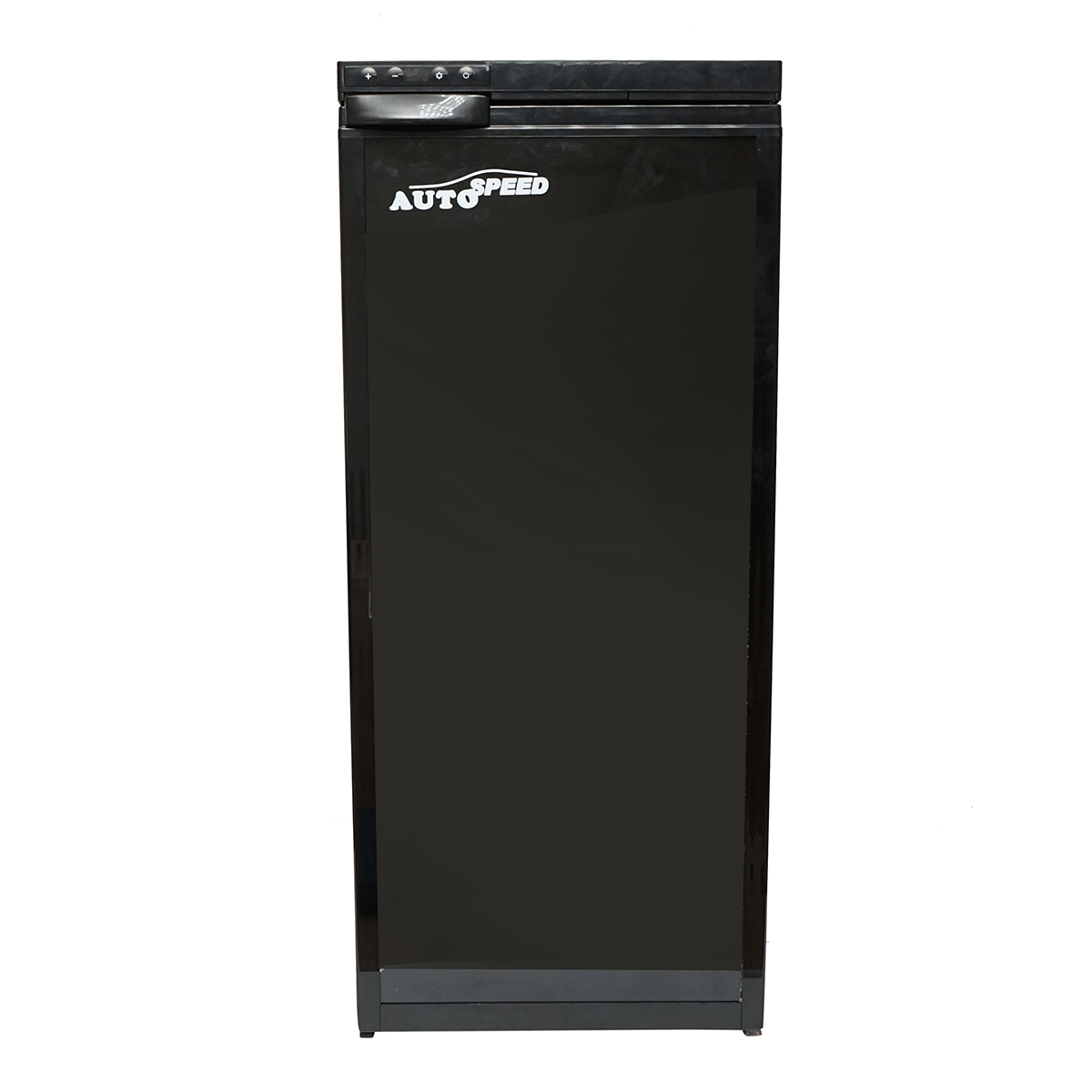 Frigider auto cu compresor AUTOSPEED CR90 92.9L 80W 12-24V + adaptor AC 100-240V (neinclus) ecran LCD 418x504x975mm 0-8C frigider, -12/-20C congelator 45dB 25.5Kg