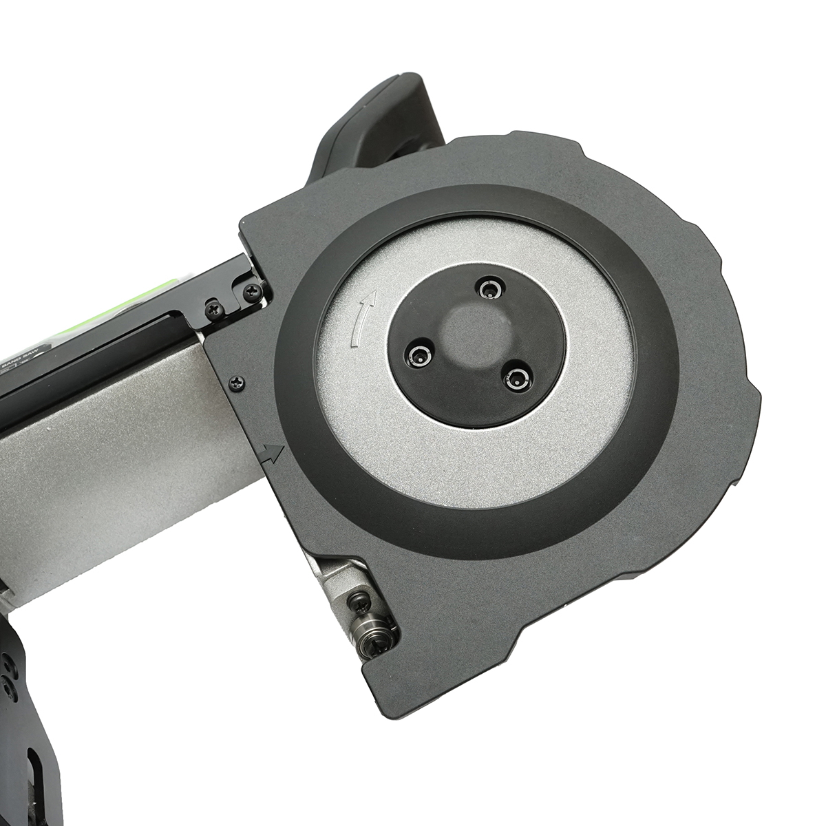 Fierastrau cu banda pentru metal 1100W, 220V, 50Hz, viteza 0.8-2.4 m/s, panza 1141x13x0.65 mm, taiere rotund 120mm, patrat 120x120mm