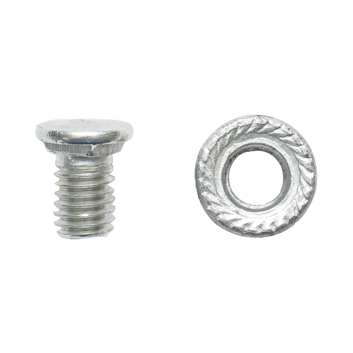 Set 100 suruburi cu piulita M8x12mm pentru element imbinare jgheab metalic