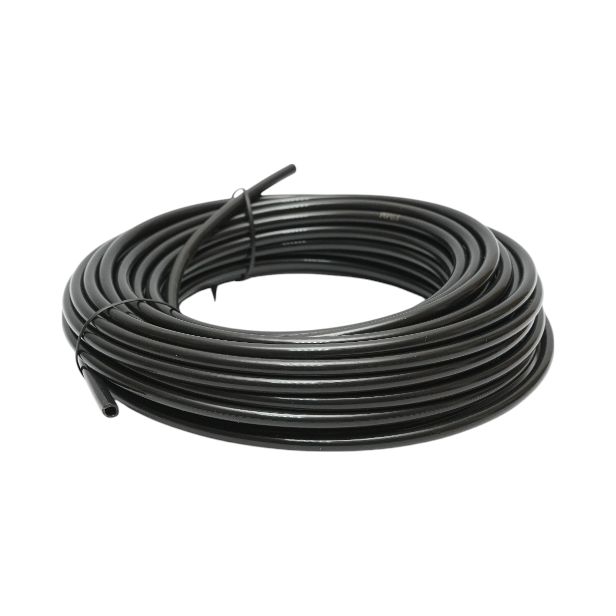 Kit complet irigare prin pulverizare: furtun 15m 1/4 inch (PE flexibil 4/6mm), 12 duze picurare reglabile cu conector T, 12 picheti sustinere, 2 robineti miniatura, 2 dopuri capat, 1 conector T