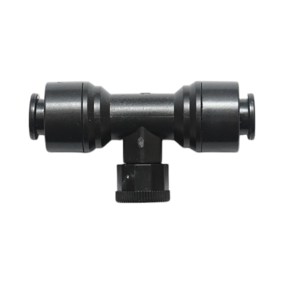 Kit complet irigare prin pulverizare: furtun 15m 1/4 inch (PE flexibil 4/6mm), 12 duze picurare reglabile cu conector T, 12 picheti sustinere, 2 robineti miniatura, 2 dopuri capat, 1 conector T