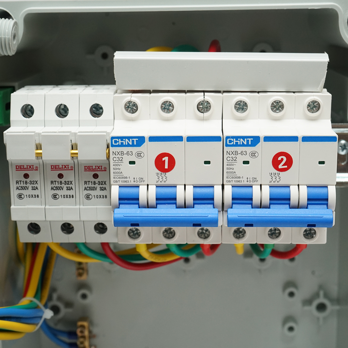 Tablou grup prize organizare santier 2x400V/32A, 6 module, 340x220x160mm IP67 SUNTREE