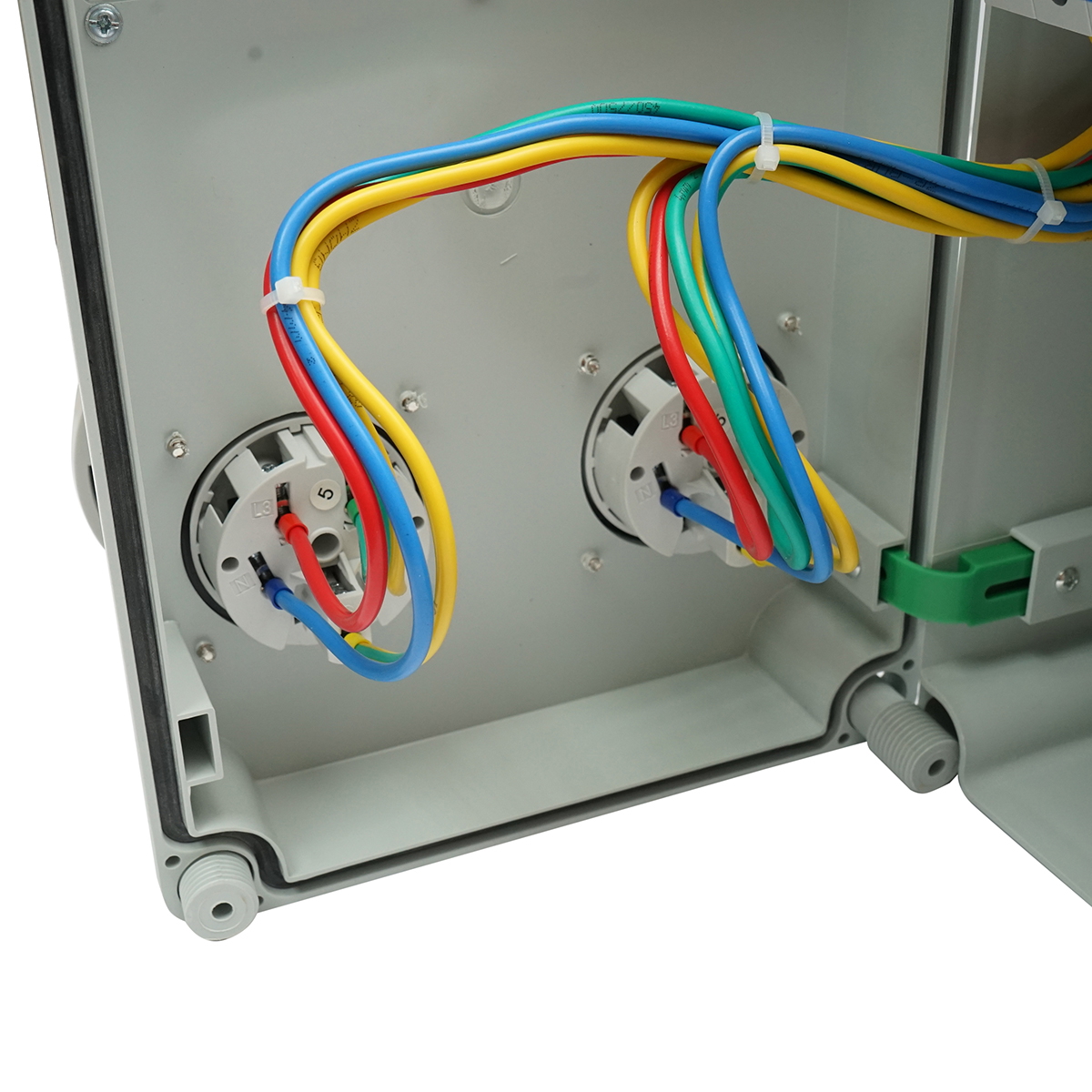 Tablou grup prize organizare santier 2x400V/32A, 6 module, 340x220x160mm IP67 SUNTREE