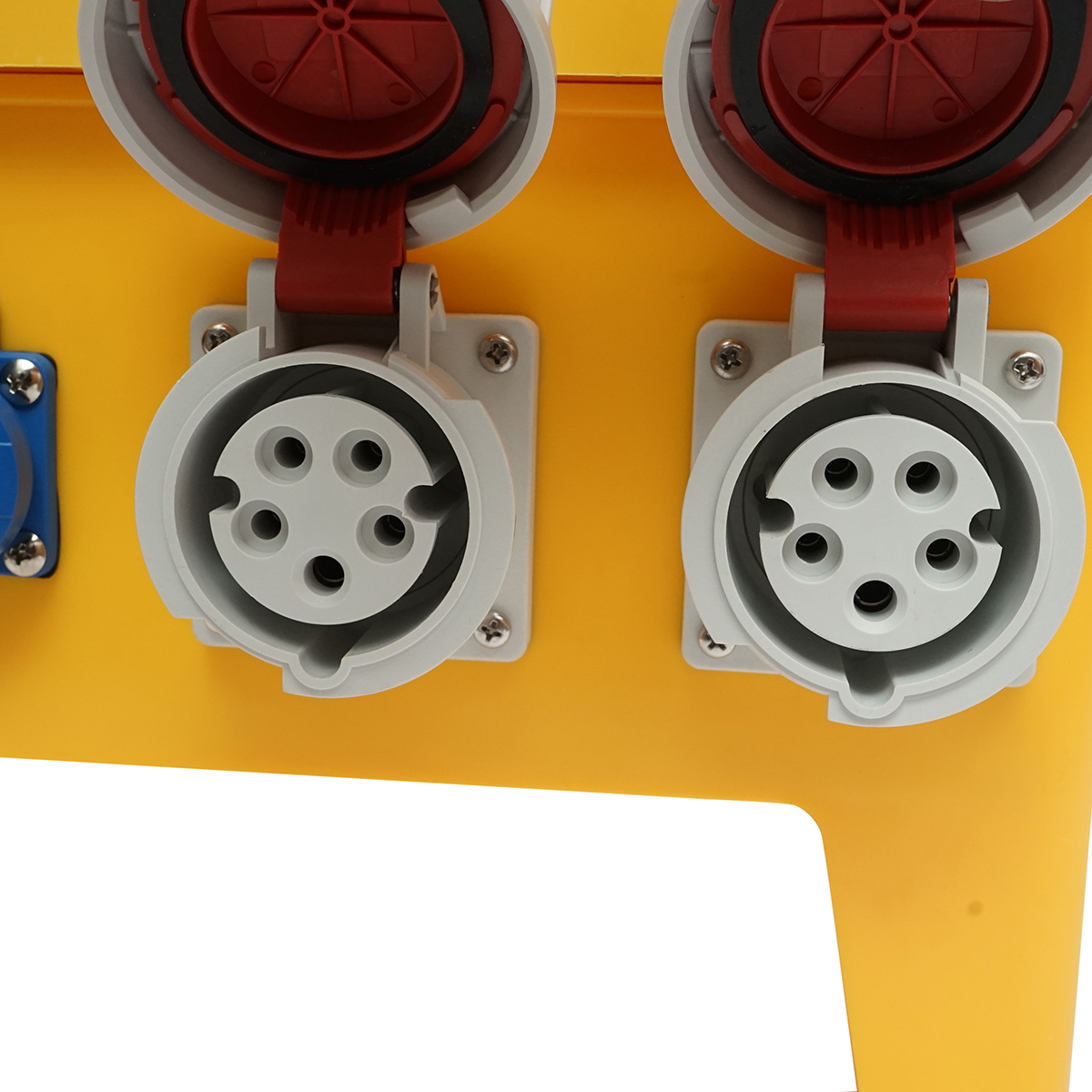 Tablou grup prize organizare santier portabil 2x415V/16A, 4x230V/16A, 1x415V/32A, 1x415V/63A, 370x340x330mm IP44/67 SUNTREE