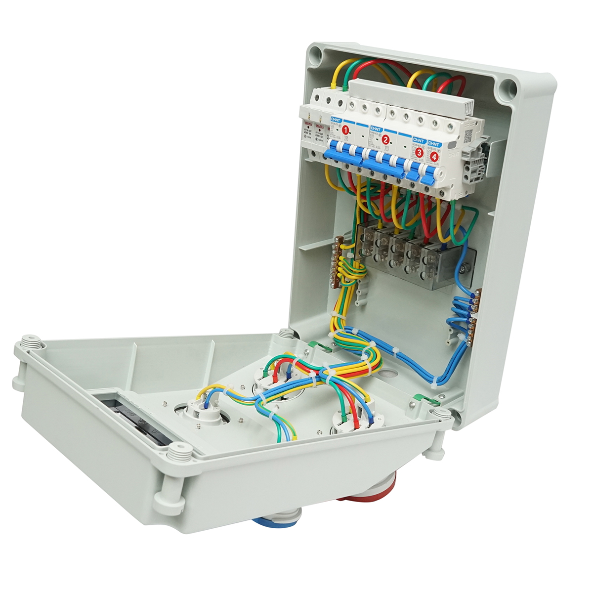 Tablou grup prize organizare santier 2x250V/16A, 2x415V/32A, 380x280x150mm IP44/67 SUNTREE