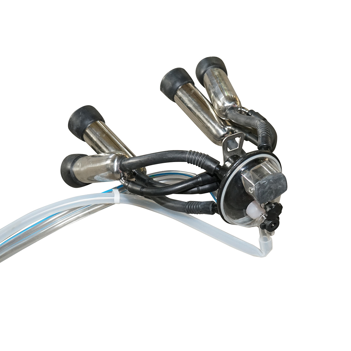 Aparat de muls vaci 1 post 650W, bidon inox 25L, grup de muls 4 mansoane, presiune vid 45-50 kPa, pulsatii 60-80 cpm, 220-240V 50Hz, 30.9 Kg