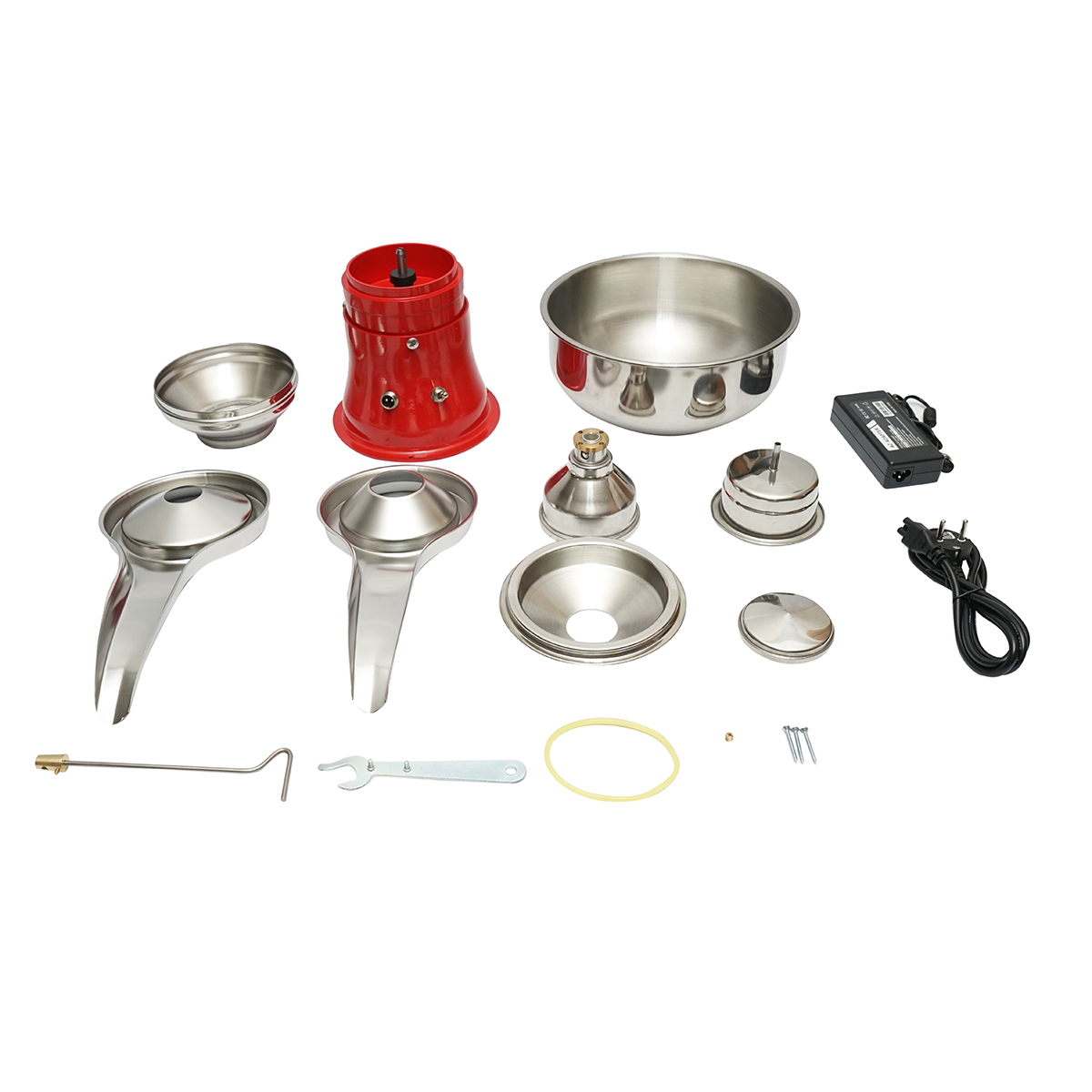 Separator smantana din lapte / degresat automat 30W, 100-240V 60 Hz, turatie 9800-11000 rpm, recipient inox 5L, capacitate 50L/h, grasime lapte degresat ?0,03%, 8.41 kg