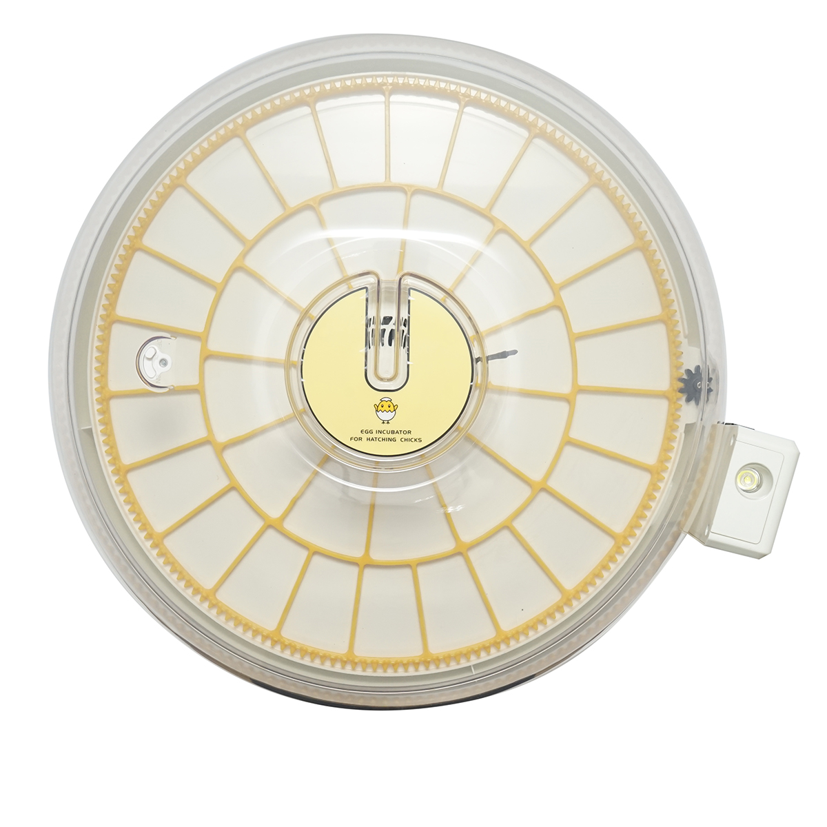 Incubator automat 35 oua 70W, 12V-220V, rotire la 120 min, control temperatura si umiditate, afisaj digital, rezervor automat apa, capac transparent, iluminare