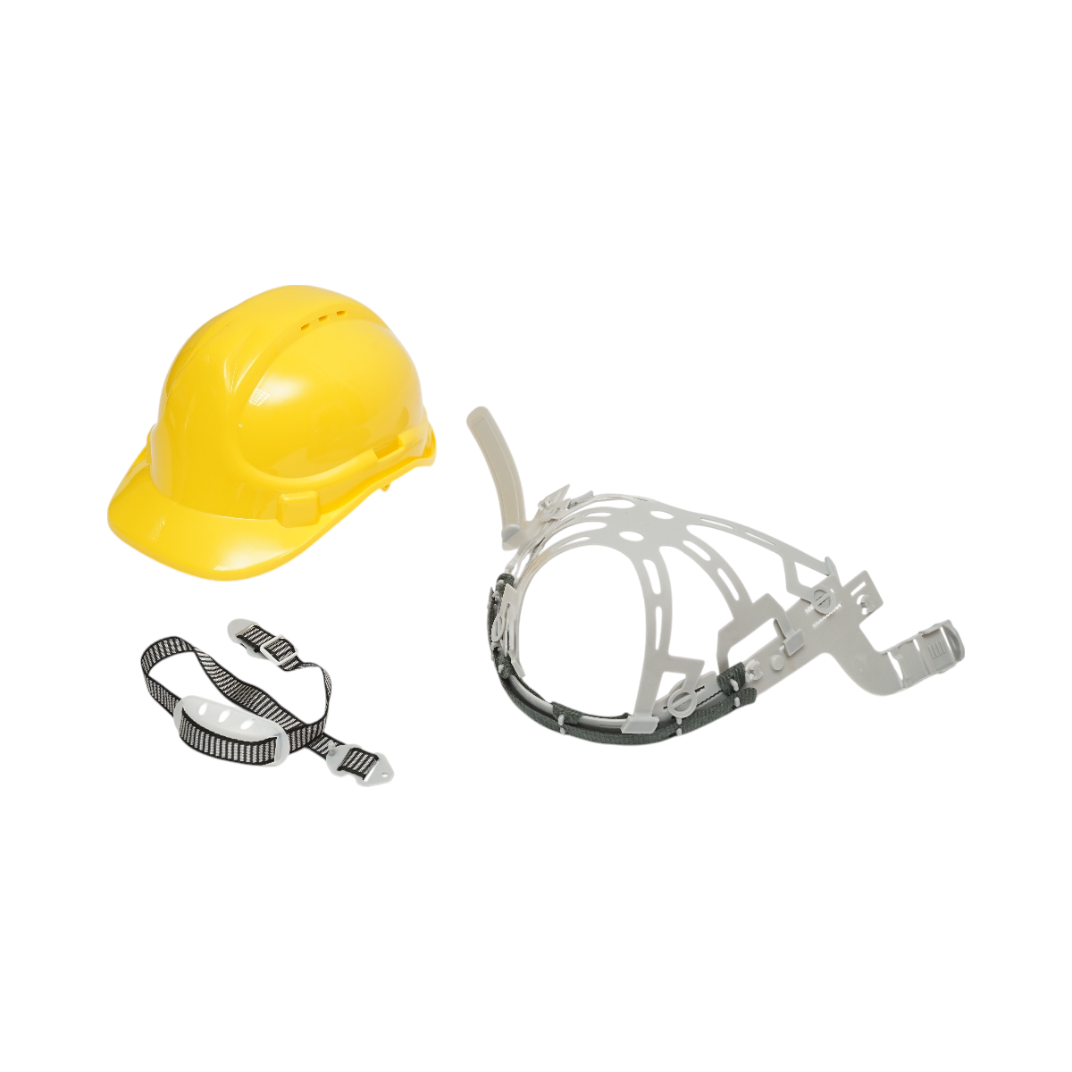 Casca ventilata reglabila 51-63cm galbena Crownman