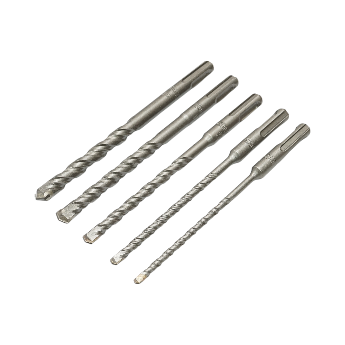 Set 5 burghie CROWNMAN SDS 5-12 mm, lungime 160 mm, pentru beton, zidarie si caramida