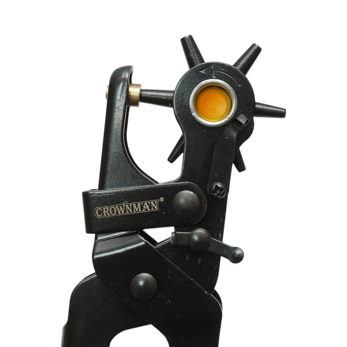 Cleste perforator rotativ CROWNMAN 225 mm, 6 capete, diametre perforare 2-4.5 mm