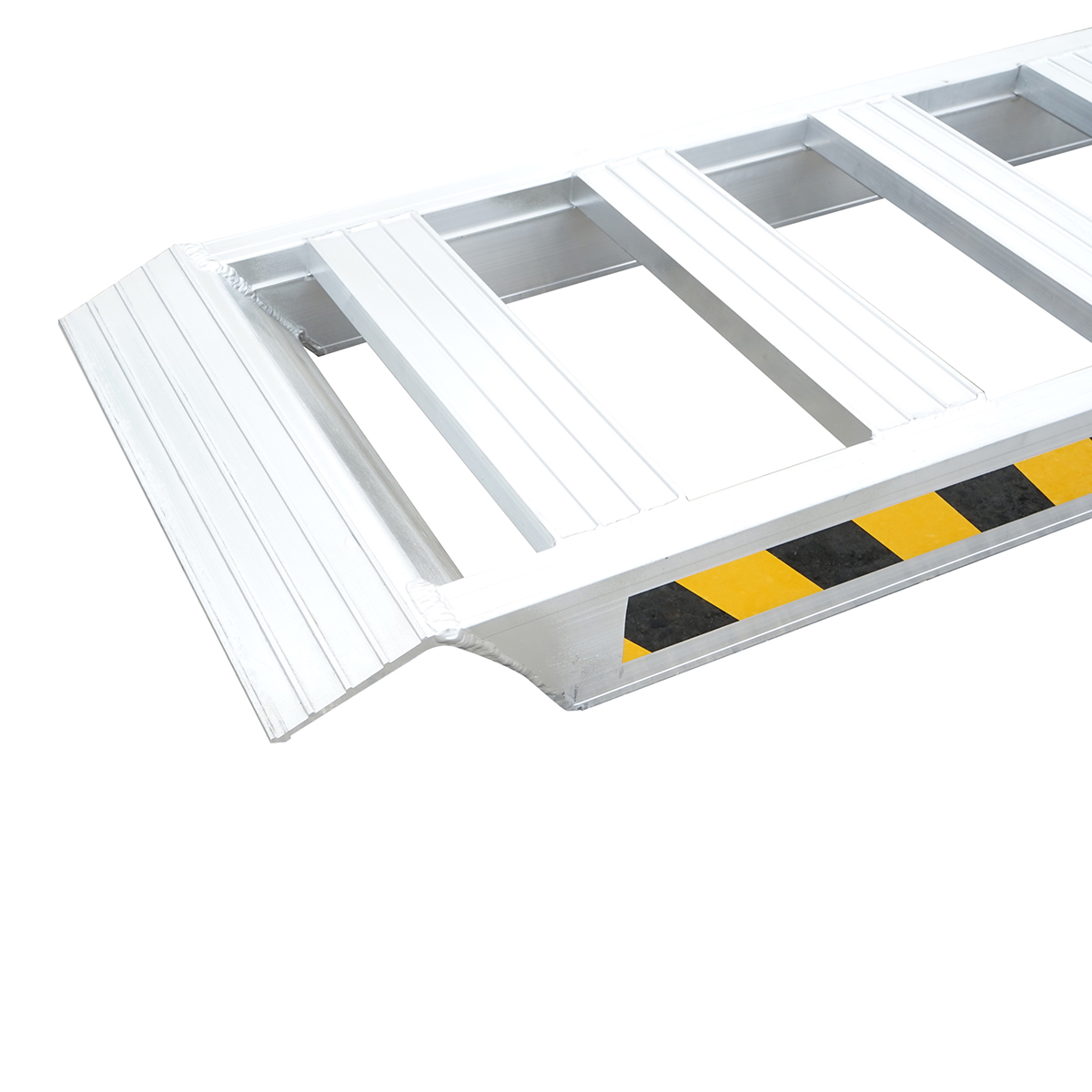 Set 2 rampe pliabile aluminiu, sarcina maxima 1 Tona, 250x60x10.5 cm, pentru incarcare/descarcare
