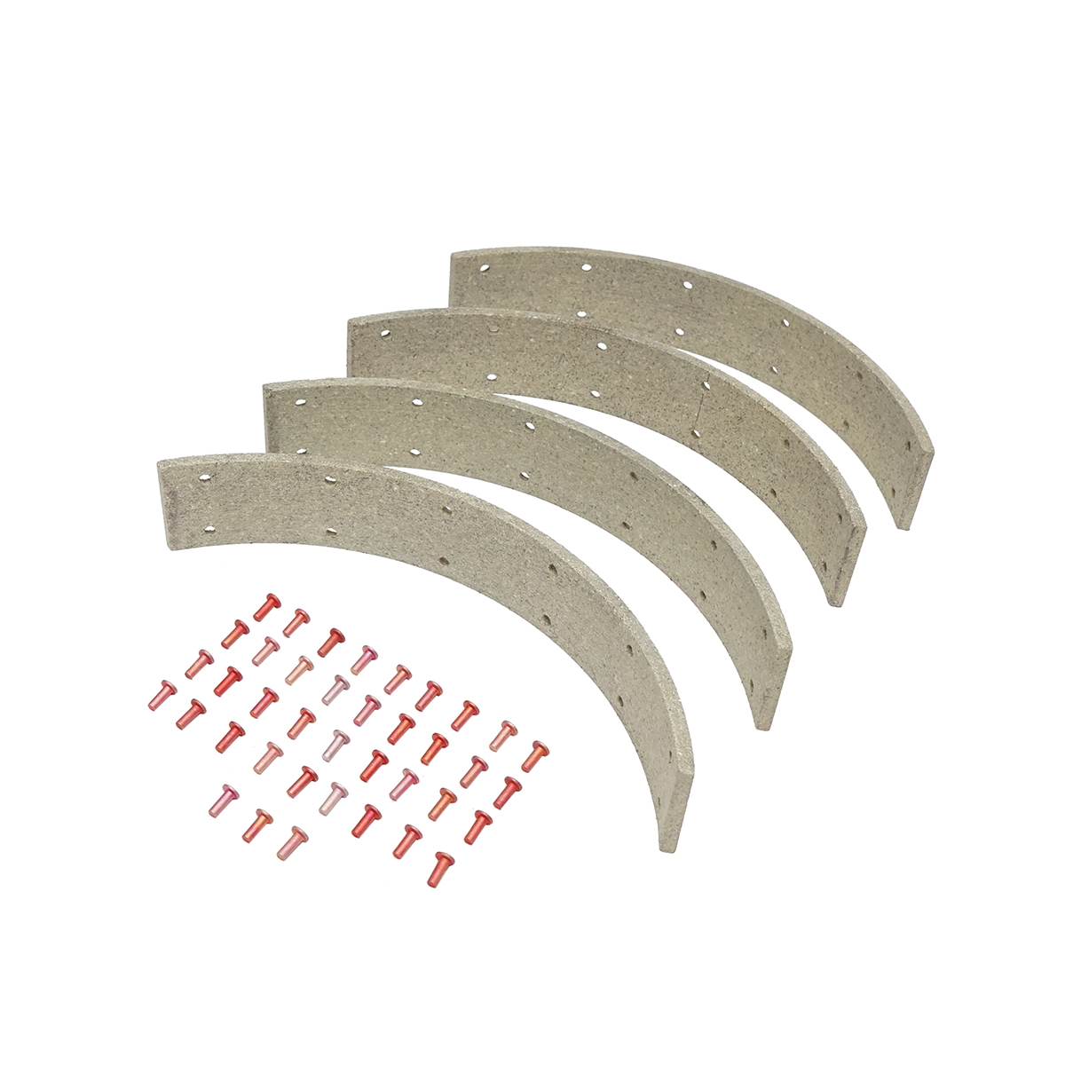 Set ferodouri saboti frana MASSEY FERGUSON / FORD, 355x51x6 mm, cod OEM 1851062M91, 1851063M91, 3620600M91, 81717317, 81717321, 957E-2021-B, 957E2019A, 957E2021B, VPJ8222