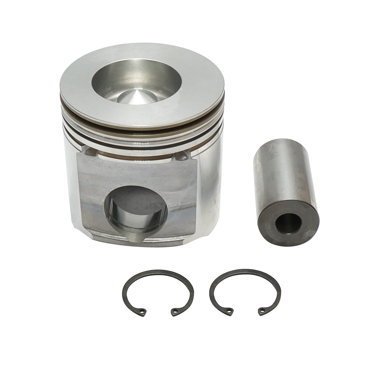 Piston motor John Deere fi 106.5 mm, bolt fi 41.27 mm, inaltime 104.6 mm, compresie 71.64 mm, bolt 72 mm, cod OEM E505102, RE509540, RE55512 - Seria 5720-7520, motoare 6068H/6068T/4045T/4045H PowerTech