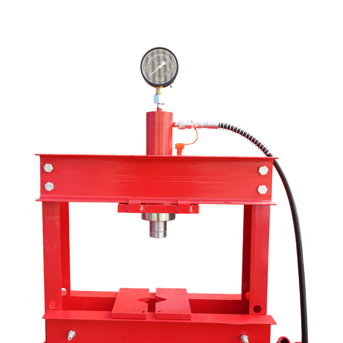 Presa hidraulica 20T, deschidere reglabila 0-900 mm, cursa piston 0-130 mm, inaltime 1510 mm, latime 600 mm, greutate 76 kg