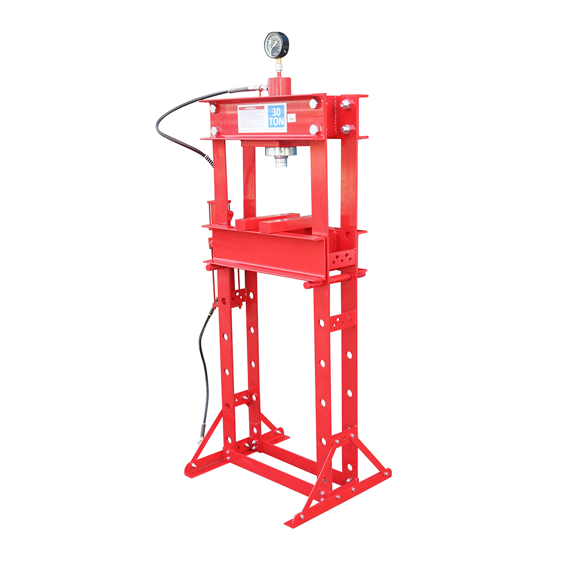 Presa hidraulica 30T, deschidere reglabila 0-820 mm, cursa piston 0-160 mm, inaltime 1570 mm, latime 660 mm, greutate 149 kg