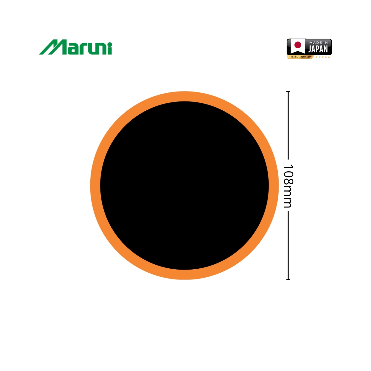 Petice vulcanizare rotunde 108mm pentru camere de aer, 4 buc/set, Maruni made in Japan