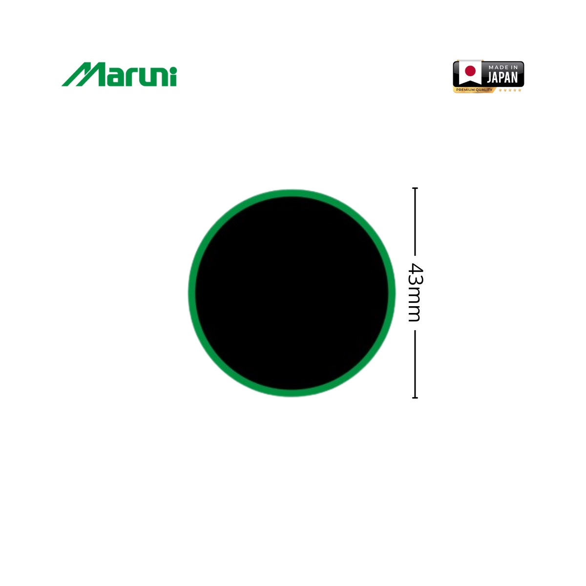 Petice vulcanizare rotunde 43mm MU-00 pentru camere de aer Maruni, made in Japan