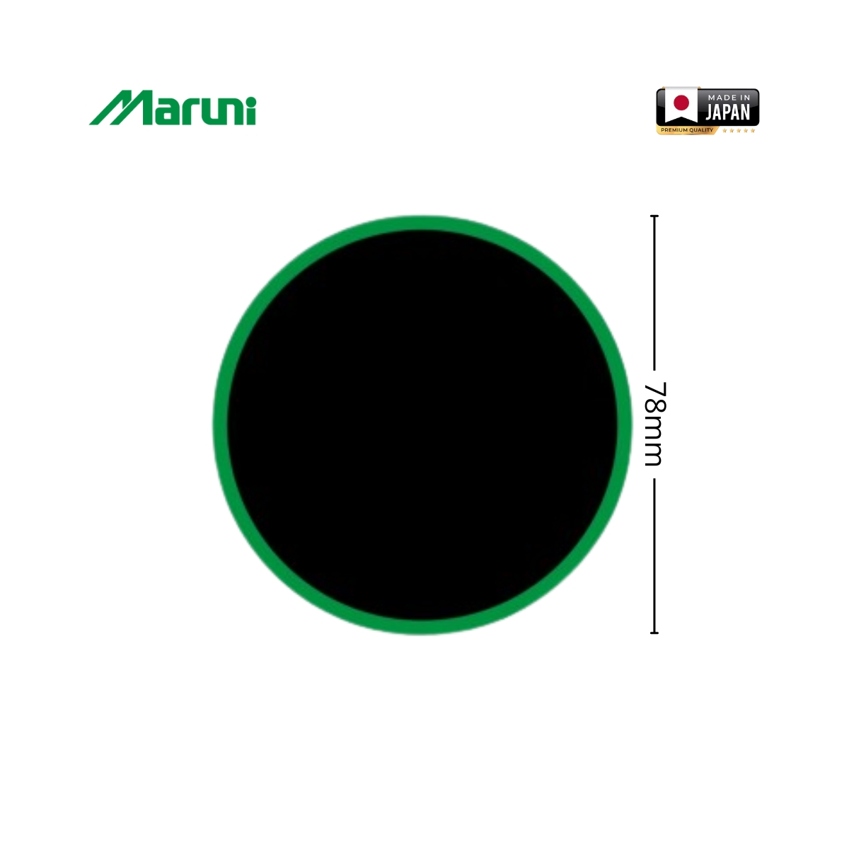 Petice vulcanizare rotunde 78mm MU-02 pentru camere de aer Maruni, made in Japan