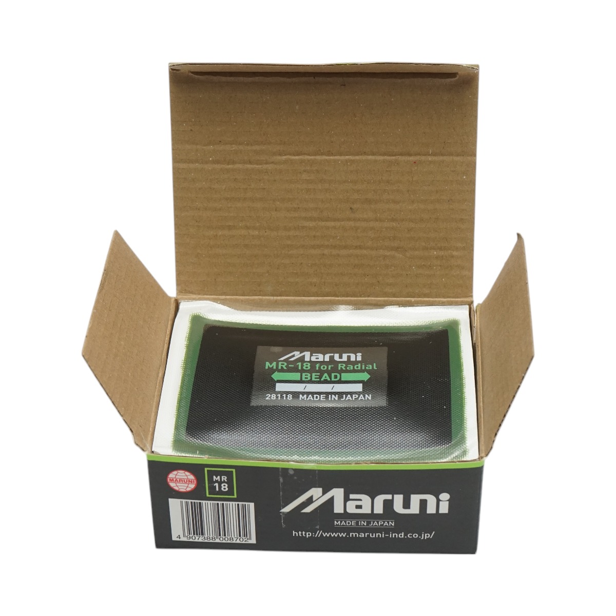 Petice vulcanizare anvelope radiale 75x100mm MR-18 Maruni, made in Japan