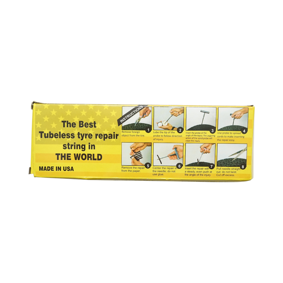 Snur vulcanizare anvelope tubeless 200mm, 25 buc/cutie Champion, calitate premium Made in USA - reparatie rapida fara demontare