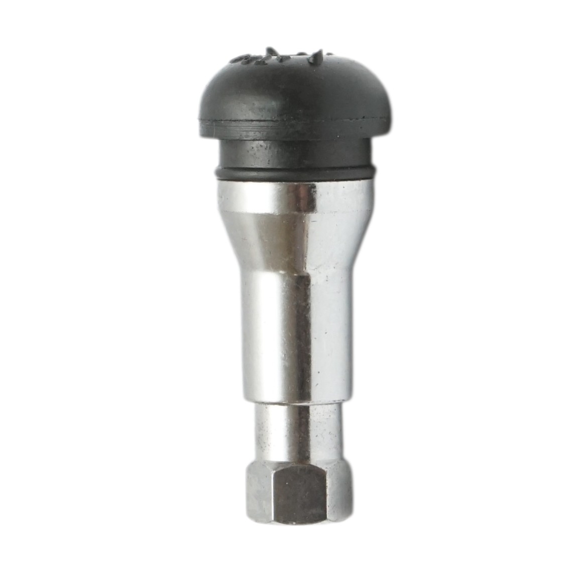 Valva roata auto tubeless TR413AC, cromata, lungime 43 mm, diametru orificiu janta 15 mm