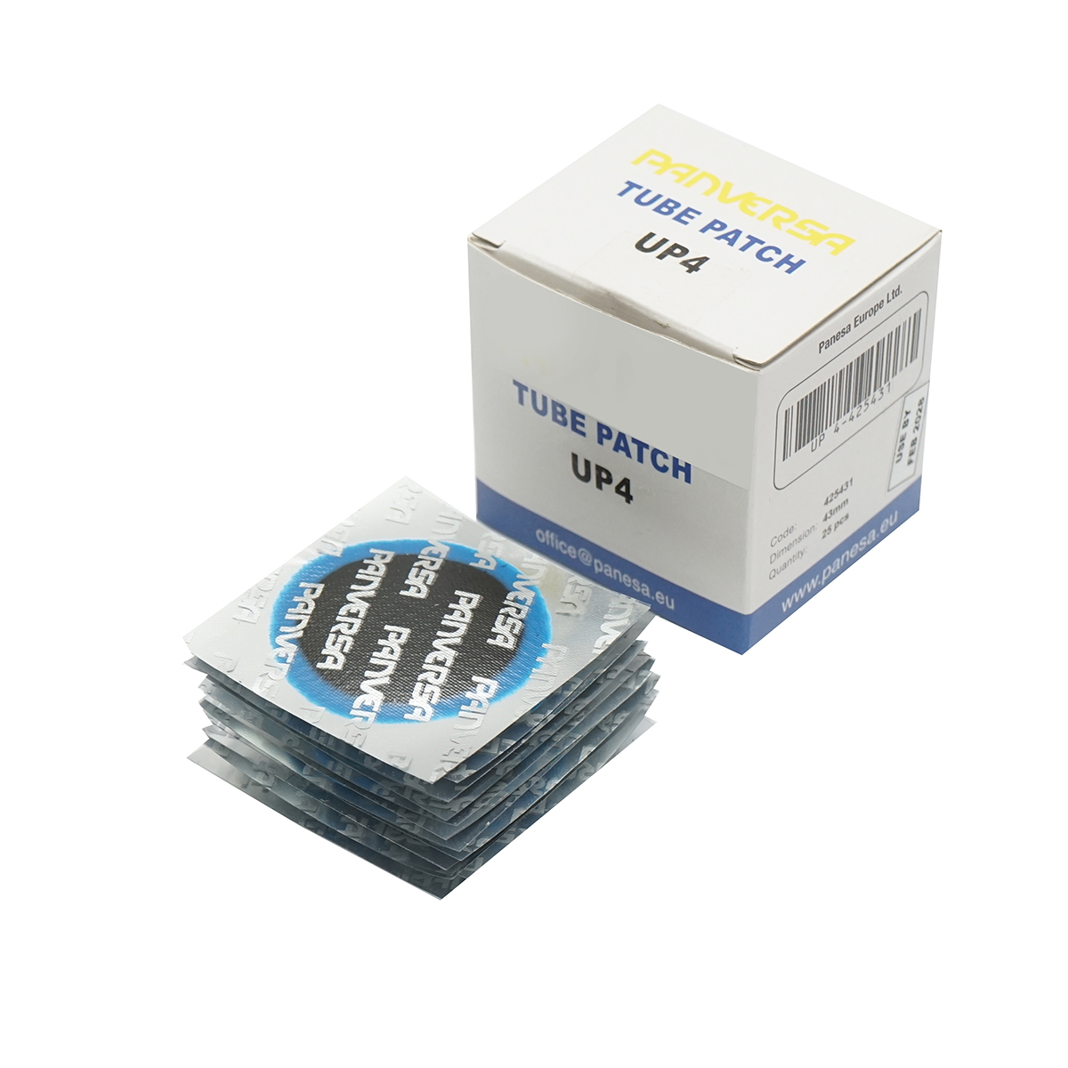 Petice vulcanizare rotunde 43mm UP4 pentru camere de aer Panversa