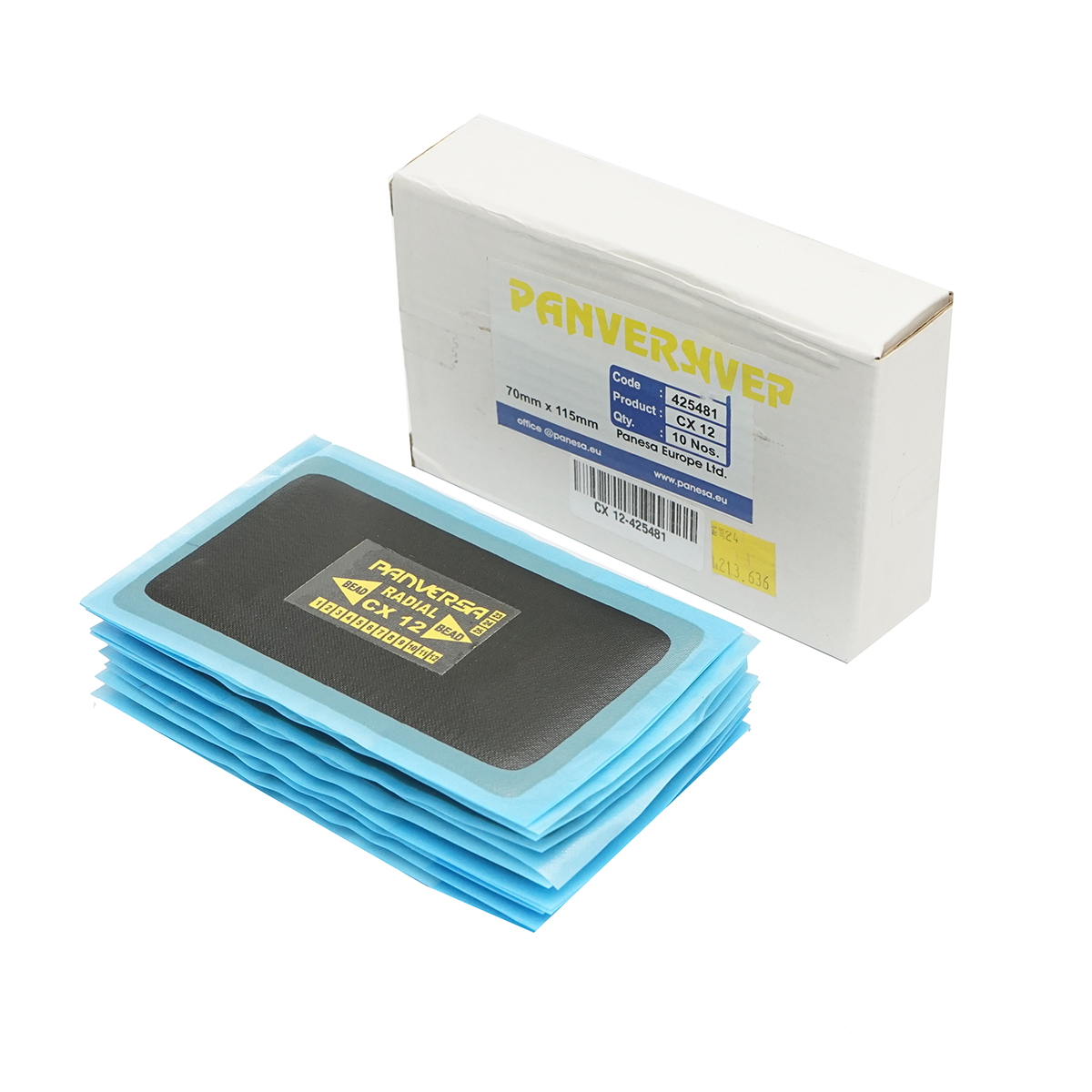 Petice vulcanizare anvelope radiale 70x115 mm CX-12 Panversa