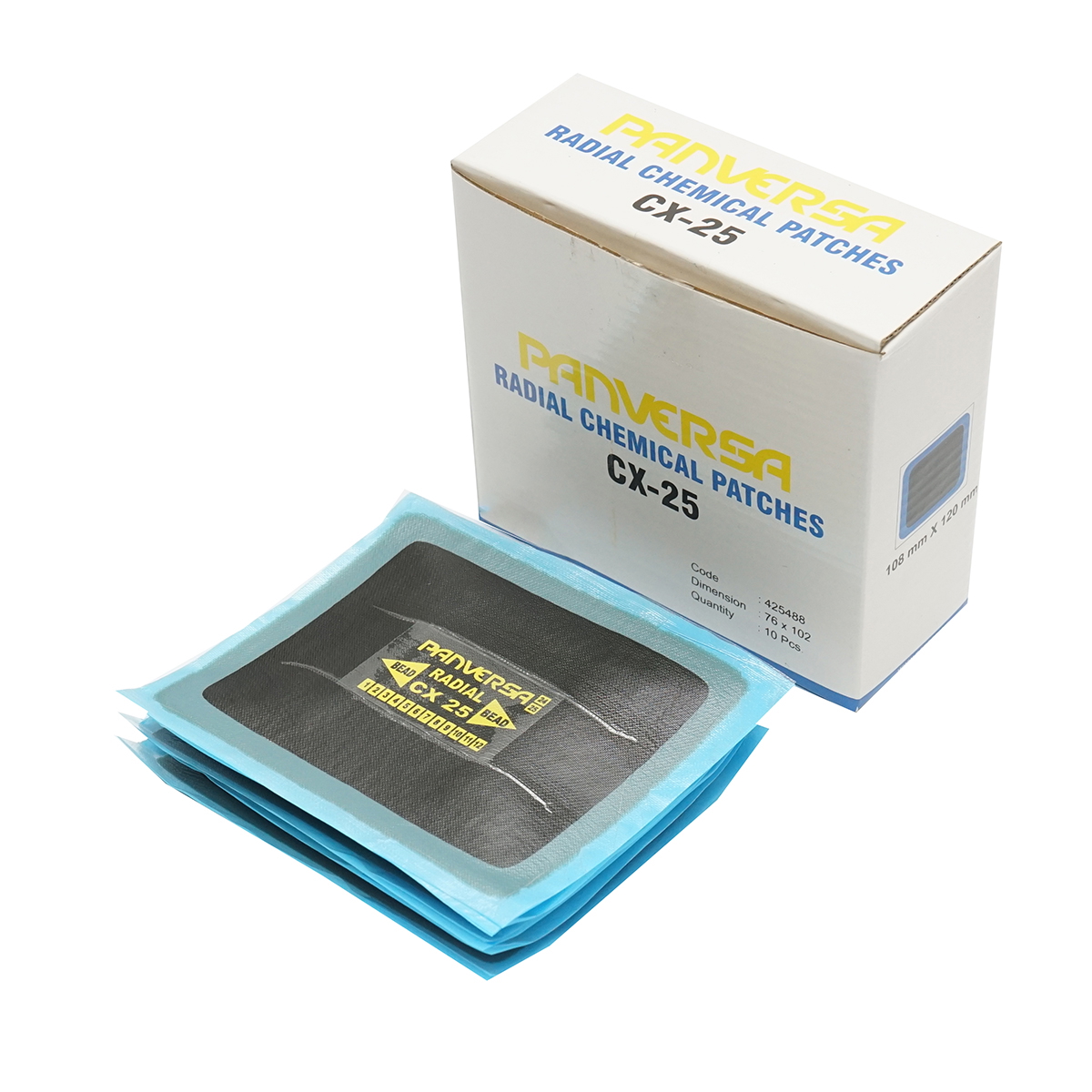 Petice vulcanizare anvelope radiale 108x120mm CX-25 Panversa