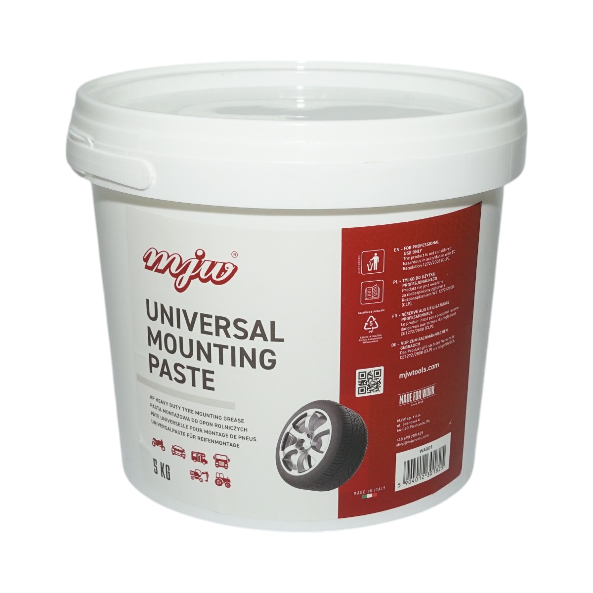 Pasta montare anvelope alba 5 kg