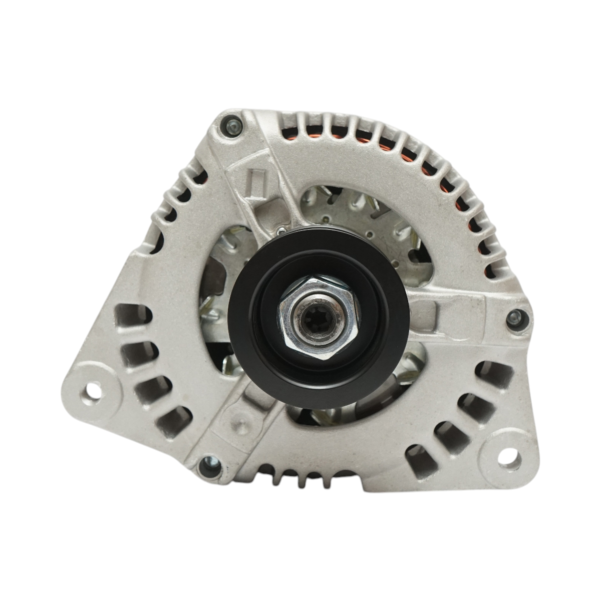 Alternator 14V 65A cu fulie 6 caneluri pentru Perkins / Caterpillar / JCB / Land Rover 110/127, Discovery I, Range Rover I-II 3.5-4.3 (09.83-03.02), motor Perkins 1104C-44, 1104D-44TT, cod OEM 063340003, 185046500, 185046522, 2871A156, 2871A302,