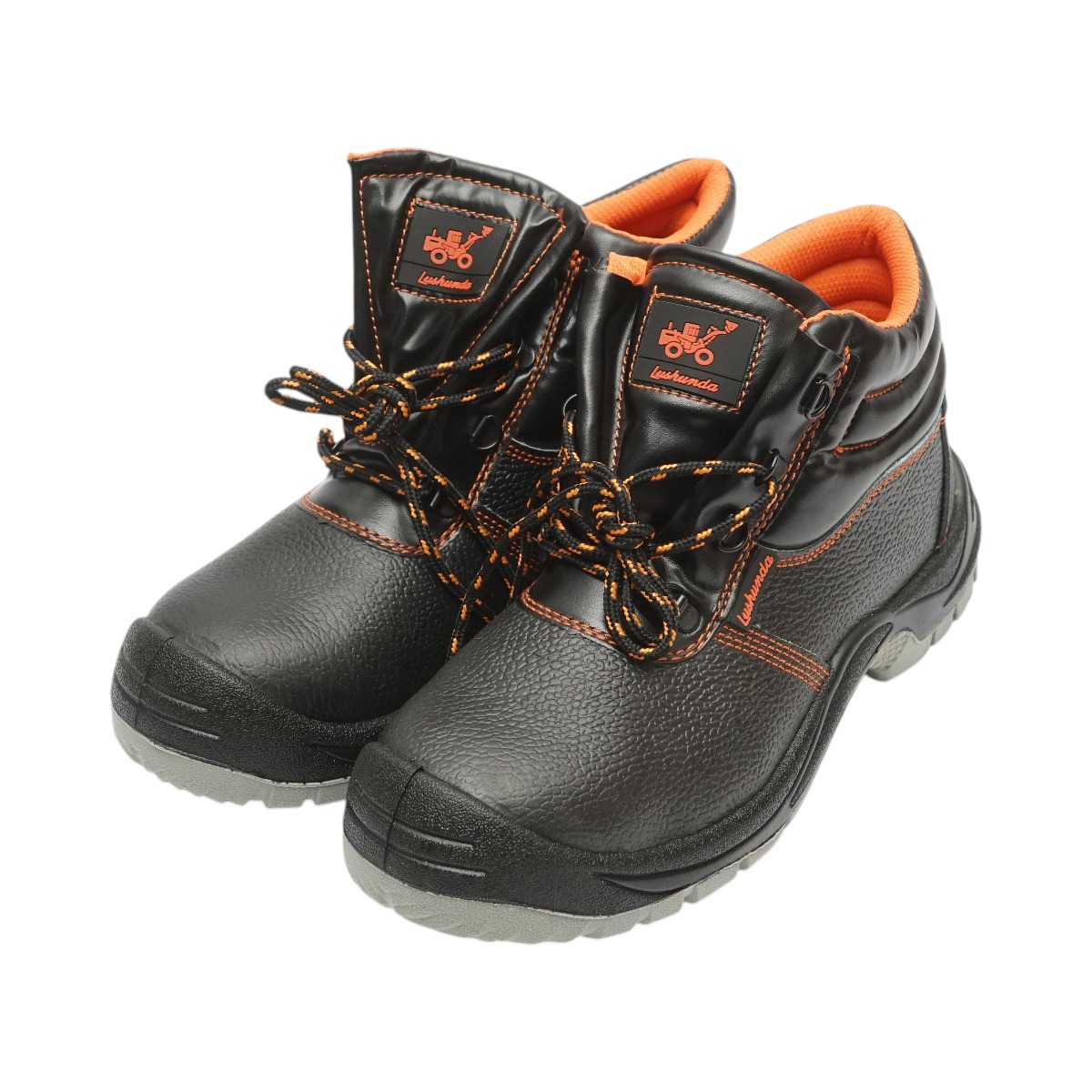 Bocanci de protectie marimea 40 cu bombeu otel 200 Joule si insertie talpa otel 5001, talpa antiderapanta antistatica, rezistenta la uleiuri combustibili si solutii chimice