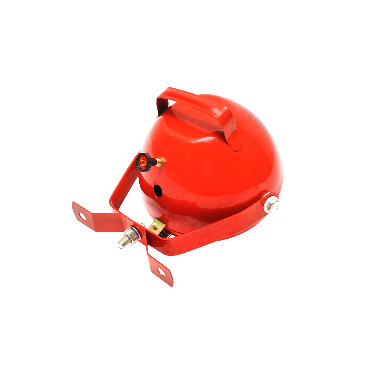 Lampa rosie proiector de lucru reglabil cu intrerupator, universal 12V, diametru 155 mm, latime 155 mm, tip bec P45T / H3 (fara bec)